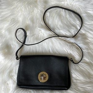 Black Kate Spade crossbody purse/clutch